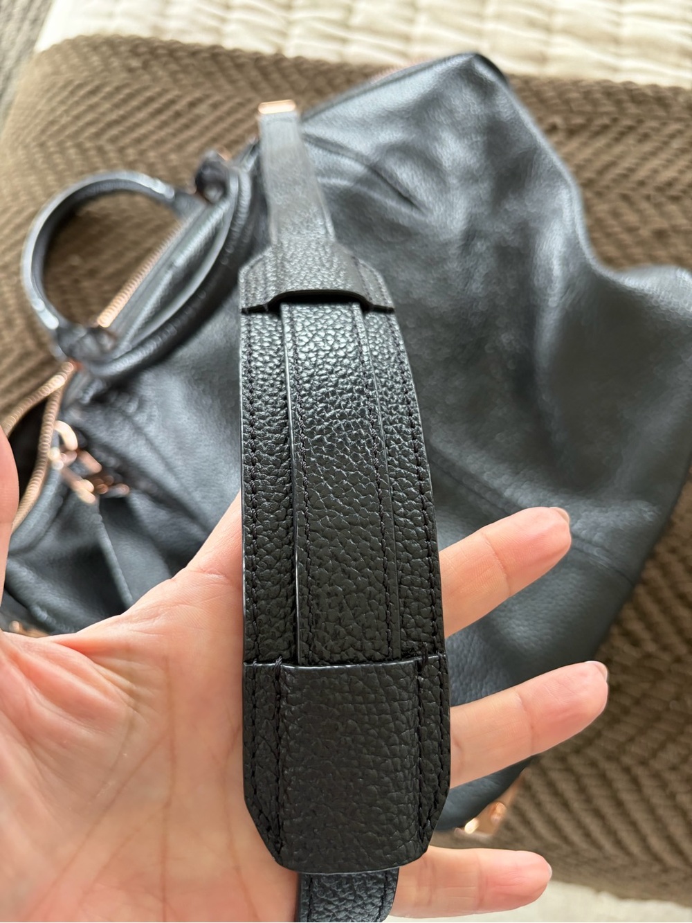 Alexander Wang Pebbled Leather Rose Gold Authentic Satchel - Picture 4 of 12